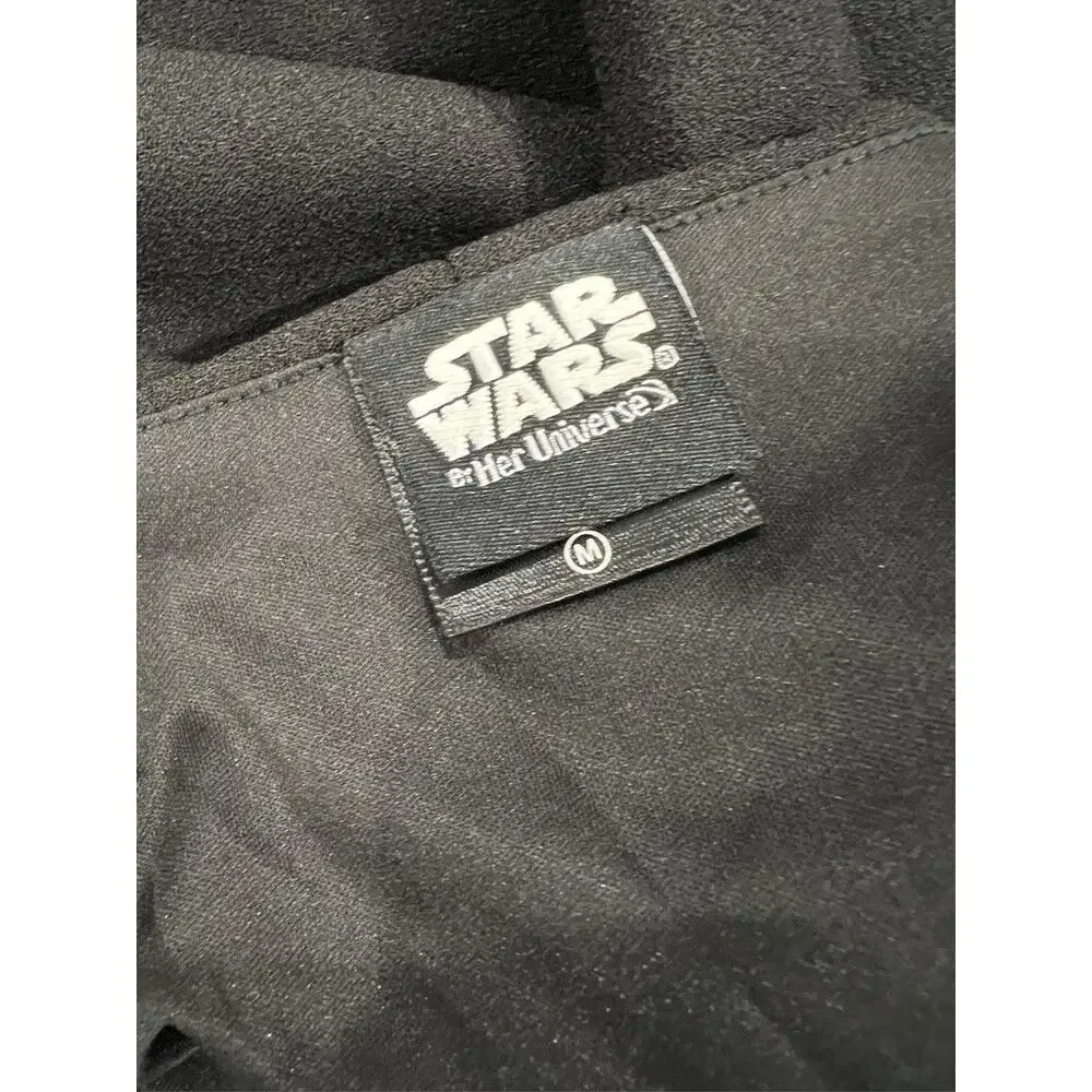 Her Universe Star Wars Studded Darth Vader Black Sleeveless Cape Dress Medium